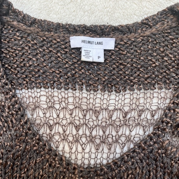 Helmut Lang Open Knit Sweater Size P - Picture 2 of 7